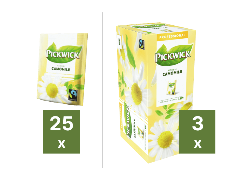 Pickwick Camomile FT 4x3x25 4059390 1x25x3 PDP | JDE Professional