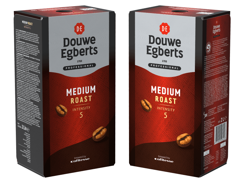 DE Cafitesse Medium Roast 2x2L 4071686 3DL&R PDP JDE Professional