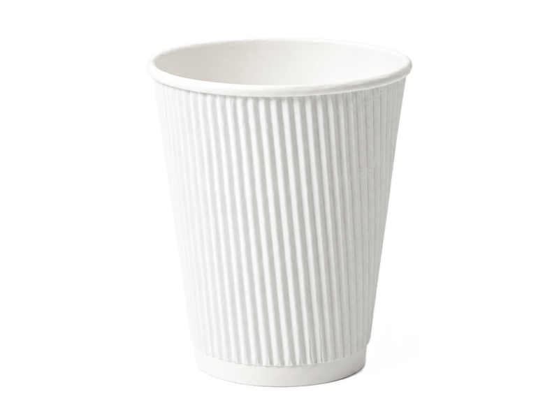 NB White DW Takeaway Cup 8oz 4010780 FOC PDP