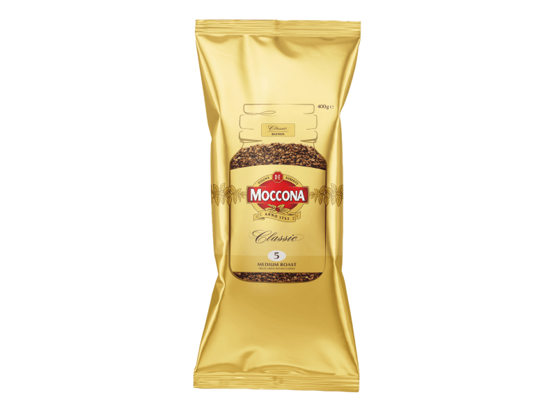 Moccona Classic Medium Roast Freeze Dried Instant Coffee Vending Refill 10x400g 4071398