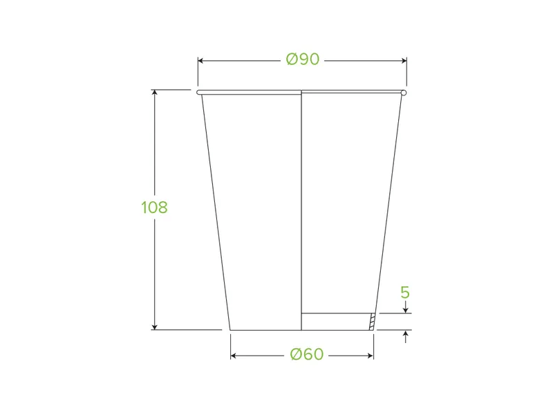 Espresso di Manfredi SW BioCup 12oz 4056379