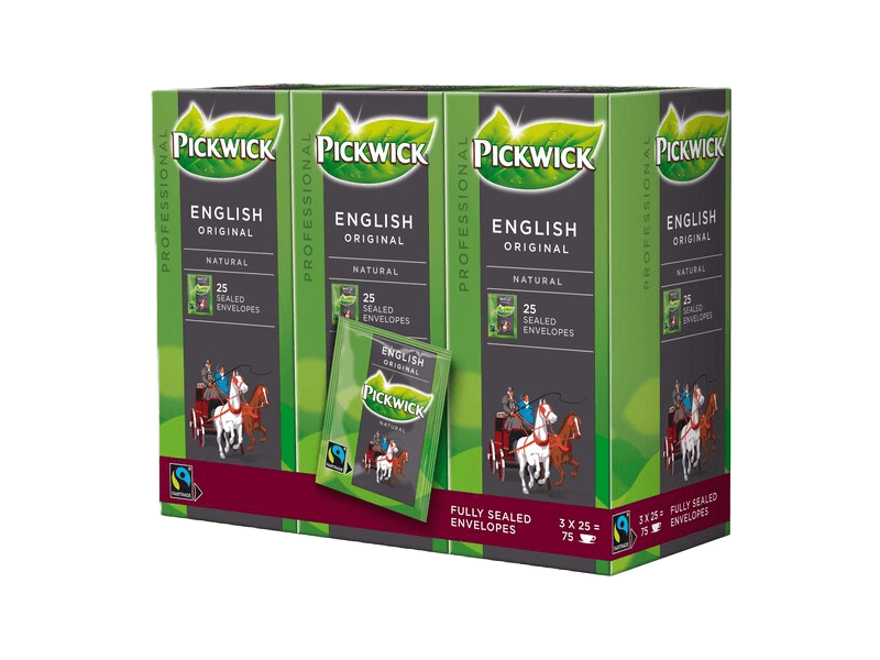 Pickwick English Original Fairtrade Black Tea 3x25x2g 4016820