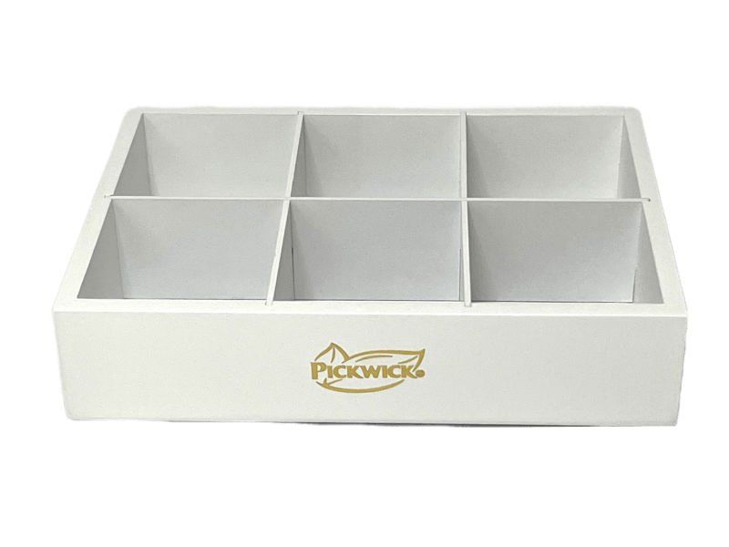 Pickwick Moccona Inroom 6 Compartment, White 1671789