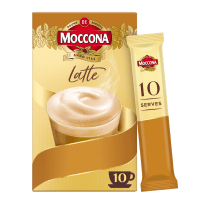 Moccona Latte Cafe Style Coffee x10 Serves