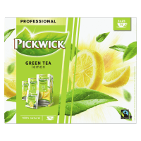 Pickwick Green Tea Lemon Fairtrade Teabag Envelopes