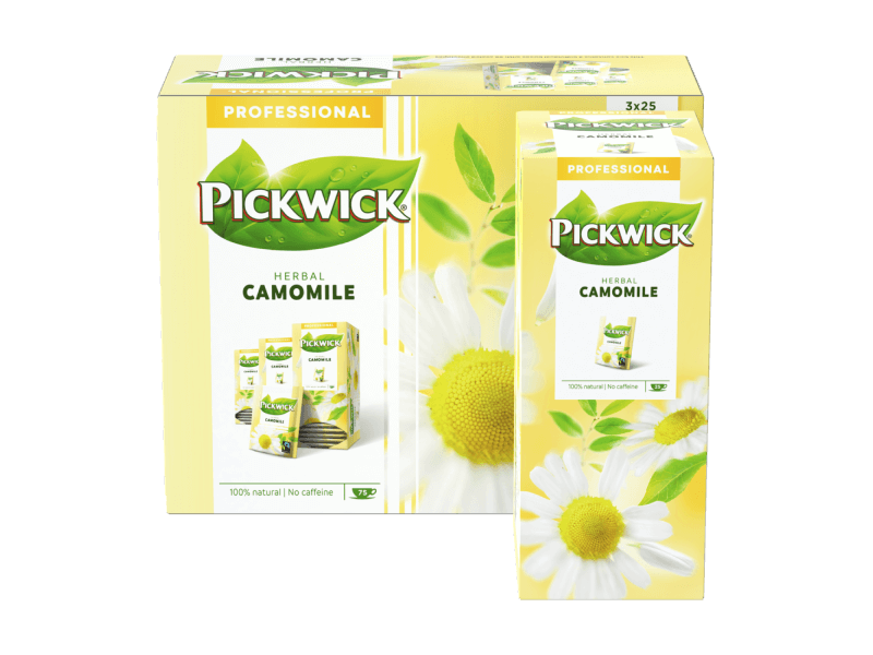 Pickwick Camomile FT 4x3x25 4059390 FOP PDP | JDE Professional