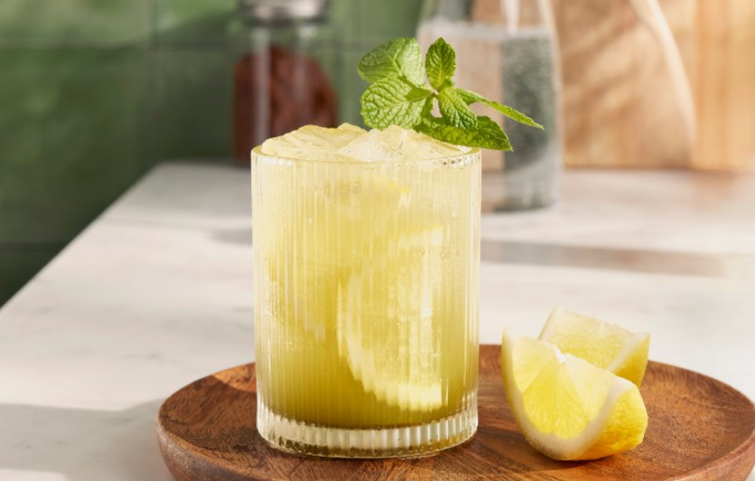 AU- Sparkling matcha fizz
