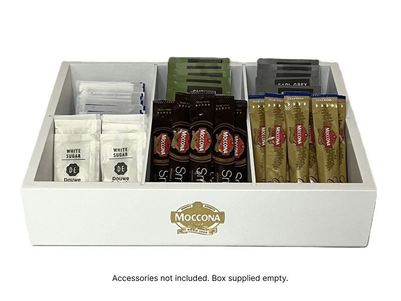 Pickwick Moccona Inroom 6 Compartment, White 1671789