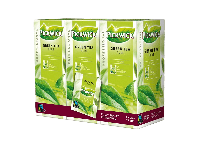 Pickwick Green Tea Pure 3x25 4029655 1xPC 3DR