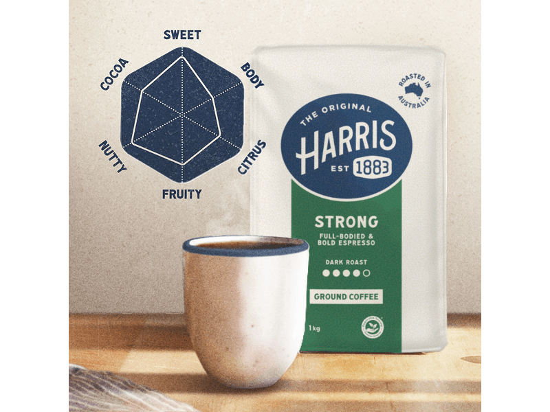 Harris Strong R&G 1kg 4059109 Flavour Map