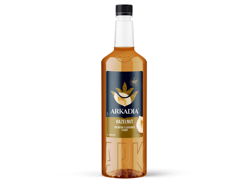 Arkadia Premium Syrup Hazelnut 1x1000ml 4008433 FOB JDE Professional