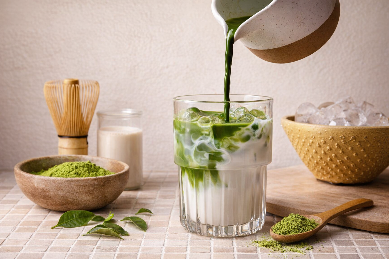 AU Iced matcha banner