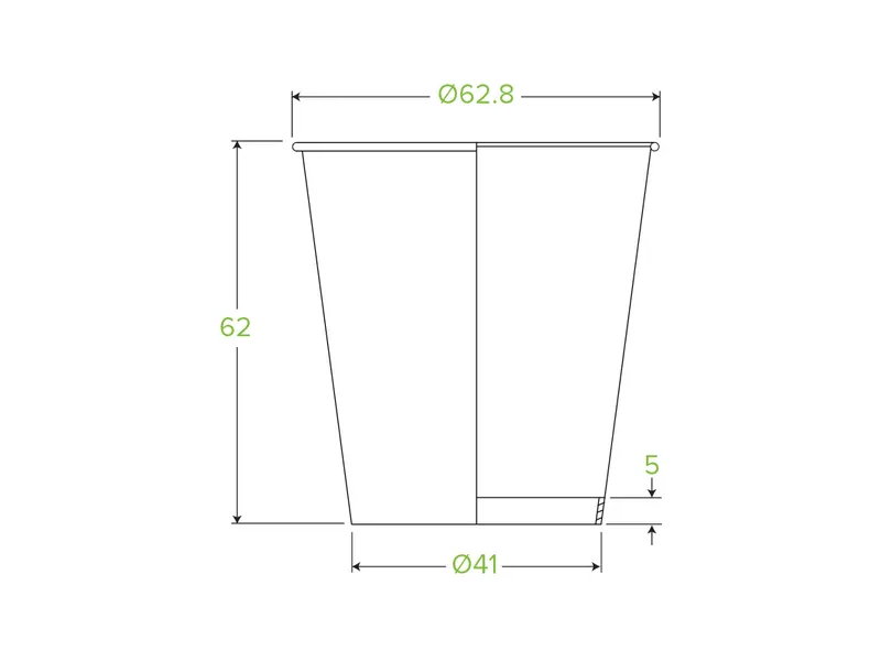 NB White SW BioCup 4oz 4008432 DIM PDP JDE Professional