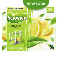 Pickwick Green Tea Lemon Fairtrade Teabag Envelopes