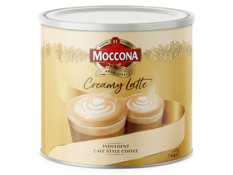 Moccona Creamy Latte 1kg Tin 4058068 3DF PDP JDE Professional