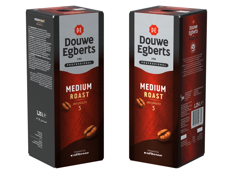 DE Cafitesse Medium Roast 2x1.25L 4071682 3DL&R PDP JDE Professional