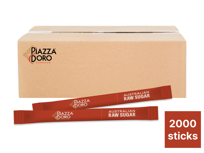 Piazza D'Oro Raw Sugar Sticks 4061975 2000x3g BOX
