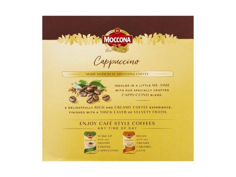 Moccona Cappuccino Cafe Style Coffee Sachets 3x30x13g 4060608