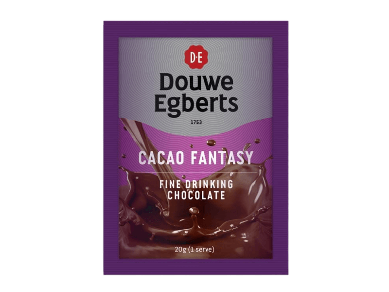 DE Cacao Fantasy Fine Drinking Chocolate Sachets 20g 1671846