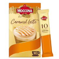 Moccona Caramel Latte Cafe Style Coffee x10 Serves