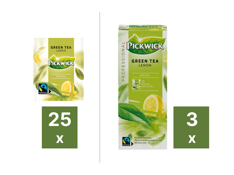 Pickwick Green Tea Lemon 4016823 1x25x3
