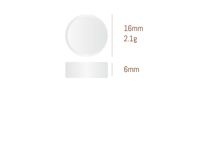 Cafetto MFC Tabs White 2.1 120x2.1g 4061969