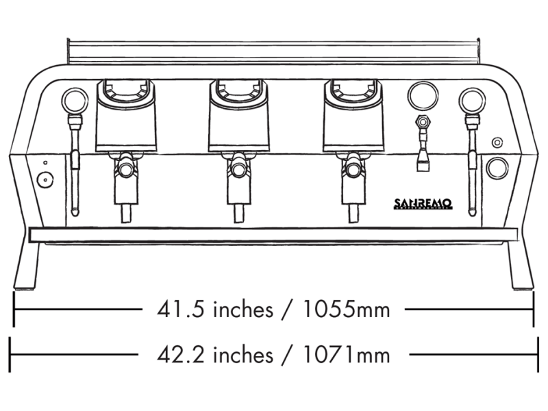 Sanremo F18SB 3GRP F&B DIM PDP