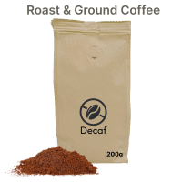 Decaffeinated Roast & Ground Coffee 200g