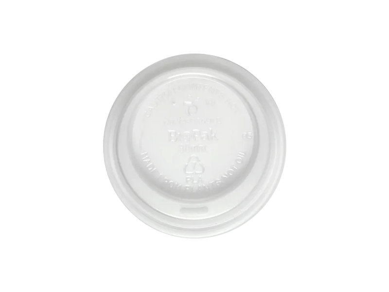 NB Clear PLA BioCup Lid 8oz 4059009
