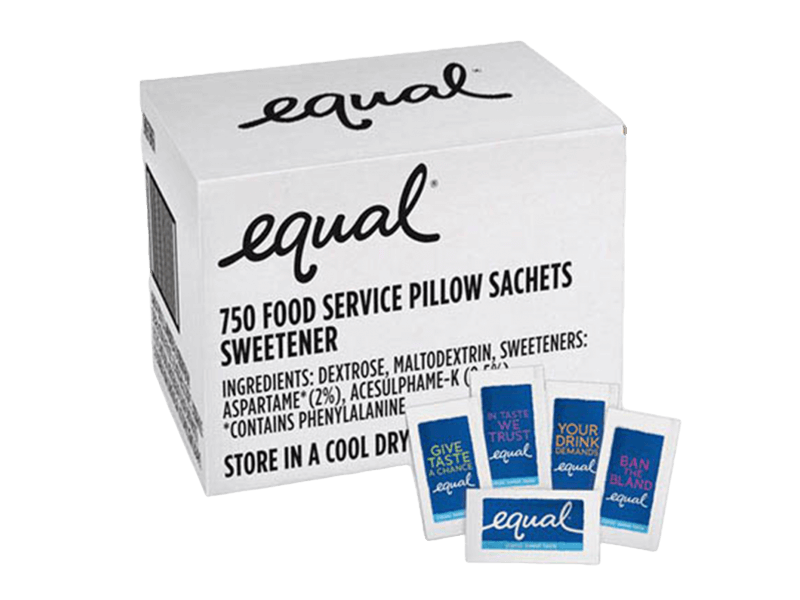 Equal Sweetener Food Service Pillow 1g Sachets x750 1671848