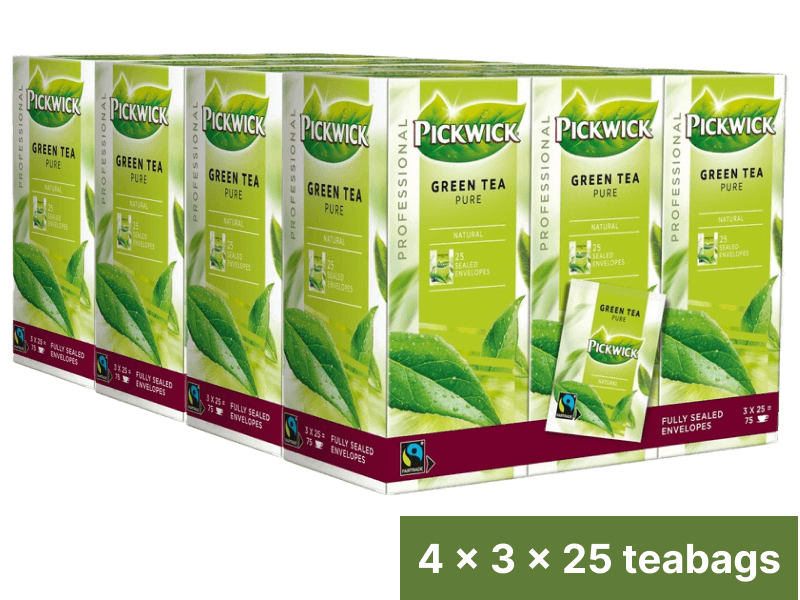 Pickwick Green Tea Pure 4029655 4x3x25