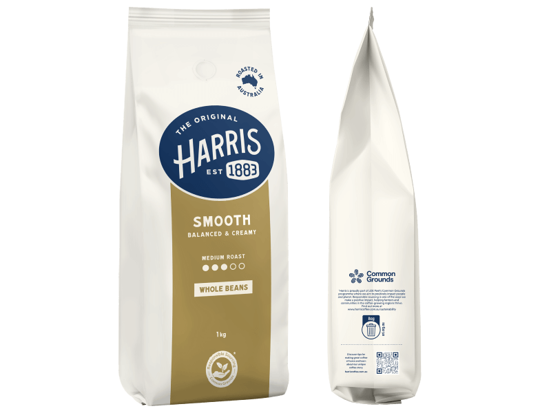 Harris Smooth Beans 1kg Side of Pack
