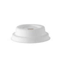 4 OZ SUGARCANE PULP LID WHITE