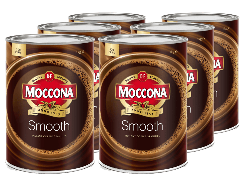 Moccona Smooth Instant Coffee Granules 6x1kg 4058976