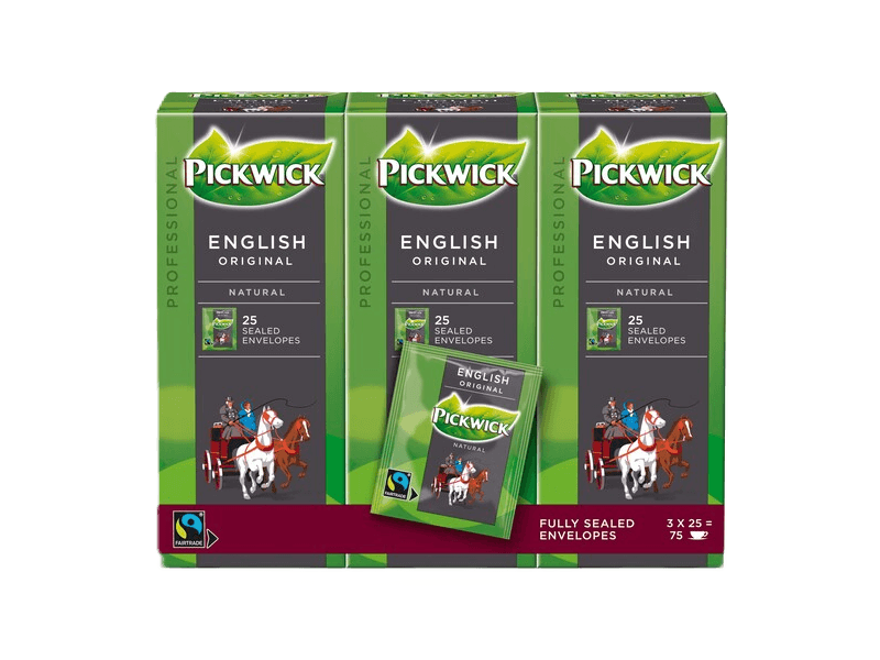 Pickwick English Original Fairtrade Black Tea 3x25x2g 4016820