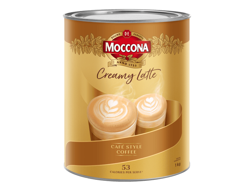 Moccona Creamy Latte 1kg Tin 4008478 3DF PDP